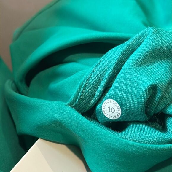 Lululemon Align High-Rise Mini-Flared Pant 32" Maldives Green size 10 NWT - Picture 6 of 7